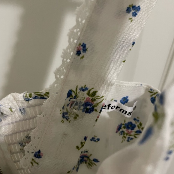 Reformation Tagliatelle floral linen midi Dress - Picture 6 of 6